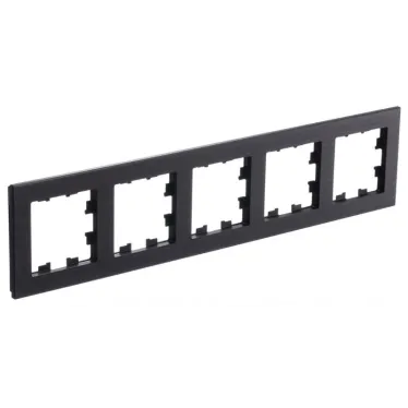 ATLASDESIGN NATURE рамка пятипостовая, МЕТАЛЛ ОНИКС