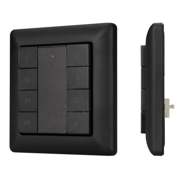 INTELLIGENT ARLIGHT Панель DALI-223-1G-4S-IN-BLACK (BUS) | 029243 | Arlight