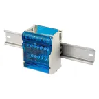 Шина на DIN-рейку в корпусе (кросс-модуль) 4х7, REXANT