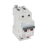 Выключатель автоматический двухполюсный 13А C DX3-E 6kA/6kА