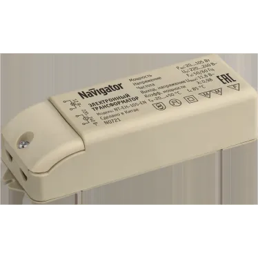 Трансформатор электронный NT-EH-105-EN 240В/12В 105Вт | 94433 | Navigator