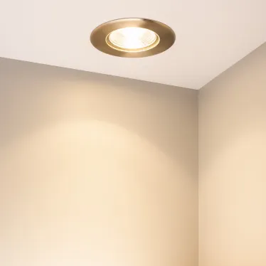 Светильник ART-GROUND-SLIM-R160-15W Warm3000 (SL, 30 deg, 24V) (Arlight, IP67 Металл, 3 года) | 038167 | Arlight