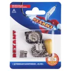 Выключатель для настенного светильника c деревянным наконечником, Silver, (1шт.) | 06-0244-A | REXANT