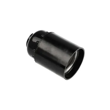 Патрон карболитовый подвесной Е27 черный c этикеткой | 11-8815 | Rexant