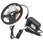 Комплект светодиодной подсветки ''Сделай сам'' (лента LED 5м LSR-2835WW60-4,8-IP20-12В + драйвер + выключатель) IEK