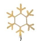 Фигура "Снежинка" цвет ТЕПЛЫЙ БЕЛЫЙ, размер  45*38 см  | 501-212 | NEON-NIGHT