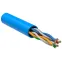 Витая пара U/UTP кат 5E 4х2х24AWG solid PVC 305м синий