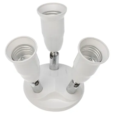 Разветвитель цокольный Е27-3хЕ27 (поворотный цоколь) белый | 11-8863 | Rexant