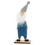 Деревянная фигурка Гномик-бородач 7x4,5x18 см | 504-008 | NEON-NIGHT