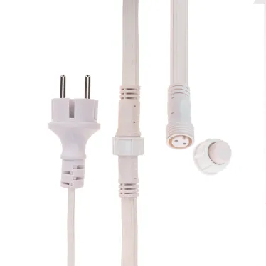 Гирлянда LED Galaxy Bulb String 10м, белый КАУЧУК, 30 ламп*6 LED ТЕПЛЫЙ БЕЛЫЙ, влагостойкая IP65 | 331-306 | NEON-NIGHT