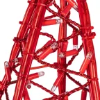 Светодиодная фигура Звезда 80 см, 160 светодиодов, с трубой и подвесом, цвет свечения красный | 514-276 | NEON-NIGHT