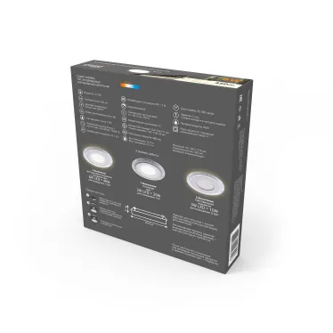 Светильник светодиодный Bubbles BL314 Кругл. 3+3W LED 3000K 350лм103х31ммO80 1/40 | BL314 | Gauss