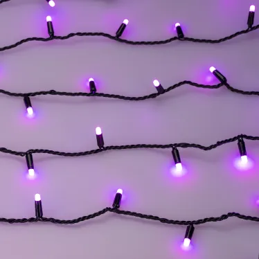 Светодиодная гирлянда ARD-STRING-CLASSIC-10000-BLACK-100LED-MILK-LIVE RGB-DMX (24V, 10W) (Ardecoled, IP65) | 031746 | Arlight