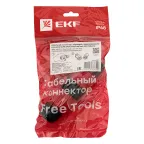 Кабельный коннектор I-образный разъемный (СМК 5PIN) IP68 FreeTools EKF PROxima
