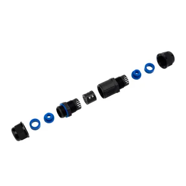 Кабельный коннектор I-образный (3PIN 0,5-1,5мм2) IP68, REXANT