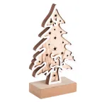 Деревянная фигурка с подсветкой "Елочка" 11,5*5*19 см | 504-012 | NEON-NIGHT