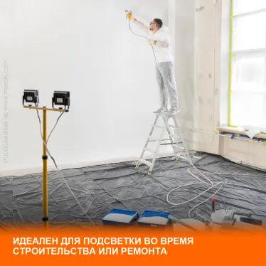 Прожектор светодиодный ДО-10Вт 6500К 900лм IP65 чёр ECO CLASS  | 4058075709232 | LEDVANCE