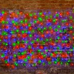 Гирлянда "Светодиодный Дождь" 2х1,5м, прозрачный провод, 230 В, диоды RGB, 300 LED свеч.с динамикой при приобр.контрол.245-907 | 245-309 | NEON-NIGHT