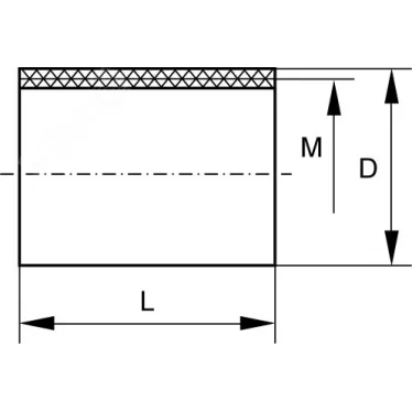 Втулка соединительная М32. цвет чёрный ПА полиамид | PADM32 | DKC