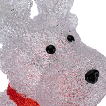 Акриловая светодиодная фигура Олененок в шарфе 20х17х30 см, 24 светодиода, батарейки 2хAA (не входят в комплект) | 513-314 | NEON-NIGHT