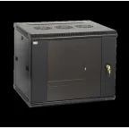 Шкаф настенный 19' LINEA W 15U 600x600мм стеклянная дверь RAL9005