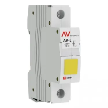 Сигнальная лампа AV-L желтая EKF