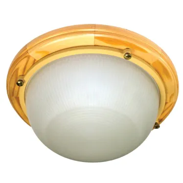 Светильник НПП-03-100-009 IP65 Самарканд 1101 Кругбольшой матовый корпус дерево сосна