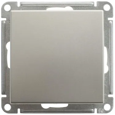 W59 Выключатель одноклавишный, 10АХ, механизм, шампань