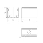 Светильник CLIP-38-LASER-S171-6W Warm3000 (WH, 36 deg, 24V) | 028961 | Arlight