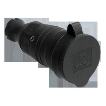 ОМЕГА Розетка переносная каучук 16А 2Р+E IР44