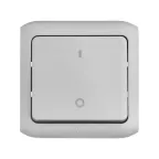 Quteo Серый Выключатель двухполюсный IP44 | 782339 | Legrand