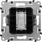 Valena LIFE Розетка ТВ c топологией звезда 0-2400 МГц С лицевой панелью Алюминий