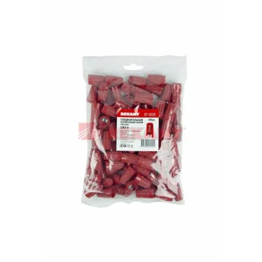 Зажим соединительный изолирующий СИЗ-5, 5,4 мм (4,0-13,0 кв мм) красный, REXANT