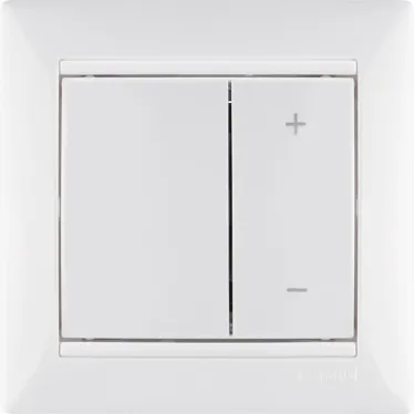 VALENA Рамка 1 пост горизонтальная белая