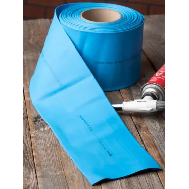 Термоусаживаемая трубка ТУТ нг 100/50 синяя рулон PROxima