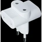 Разветвитель 3 гнезда без заземления NAD-FT-3X-WH