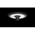 Светильник садово-парковый ДТУ-60Вт 5000К 6000Лм черный IP65 (2г.гар) Jazzway