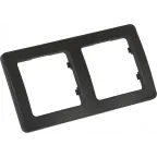 MASTER Рамка на 2 поста, черный