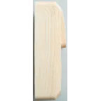 ЭТЮД Блок открытой установки Розетка без заземления + Выключатель одноклавишный сосна