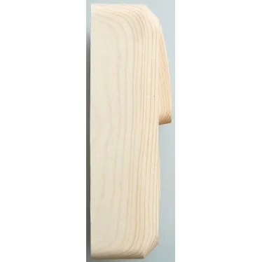 ЭТЮД Блок открытой установки Розетка без заземления + Выключатель одноклавишный сосна