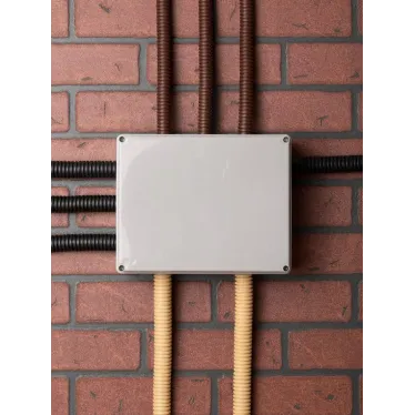 Коробка распаячная КМР-050-043 пылевлагозащитная 12 мембранных вводов уплотнительный шнур (240х190х90) PROxima