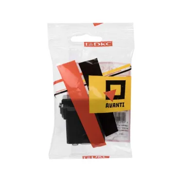 Avanti Механизм управления рольставней модульный, , Черный матовый, 1 модуль