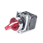 Пер-ль SB4 с подсвет в сборе 22мм 3поз красн с фикс металл 230ВАС 1НО+1НЗ