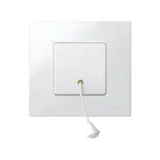 Кнопка со шнуром, 10А 230В, S27, белый