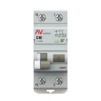 Автоматический выключатель дифференциального тока DVA-10 1P+N 40А (C) 30мА (A) 10кА AVERES