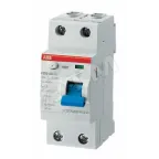 Выключатель дифференциальный (УЗО) F202 2п 63А 100мА тип AC | 2CSF202001R2630 | ABB