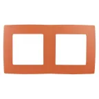 Рамка на 2 поста, Эра12, оранжевый, 12-5002-22