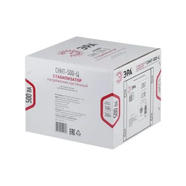 Стабилизатор напряжения настенный СННТ-500-Ц цифровой дисплей 140-260В/220/В, 500ВА