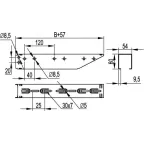 Консоль быстрой фиксации BBF L400 толщина 1.5 мм