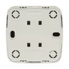 Розетка Минск Phone 1-местная ОП белая